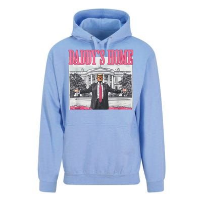 Funny Pink Donald Trump Daddys Home DaddyS 2024 Unisex Surf Hoodie