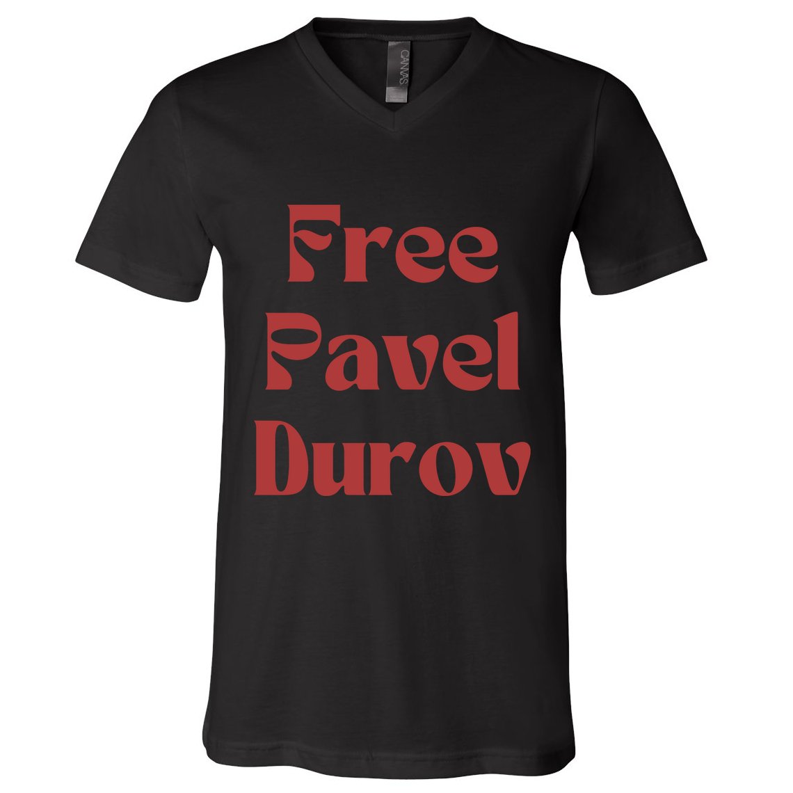 Free Pavel Durov V-Neck T-Shirt