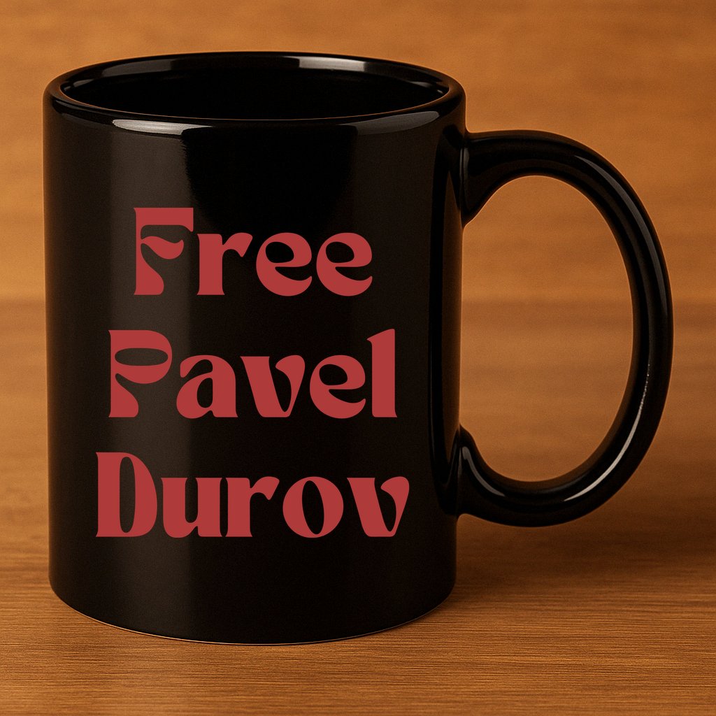 Free Pavel Durov 11oz C Handle Ceramic Mug