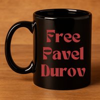 Free Pavel Durov 11oz C Handle Ceramic Mug