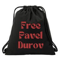 Free Pavel Durov Drawstring Bag