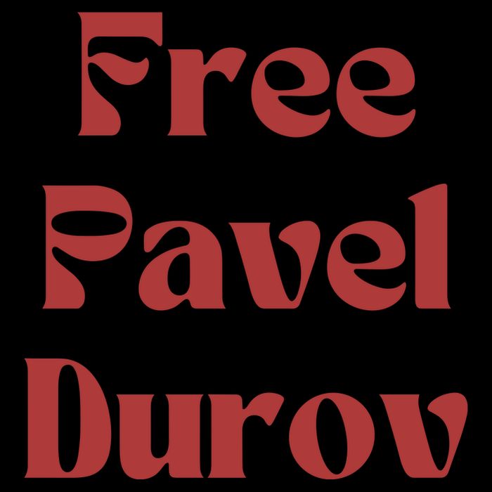 Free Pavel Durov Drawstring Bag