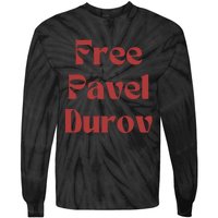 Free Pavel Durov Tie-Dye Long Sleeve Shirt