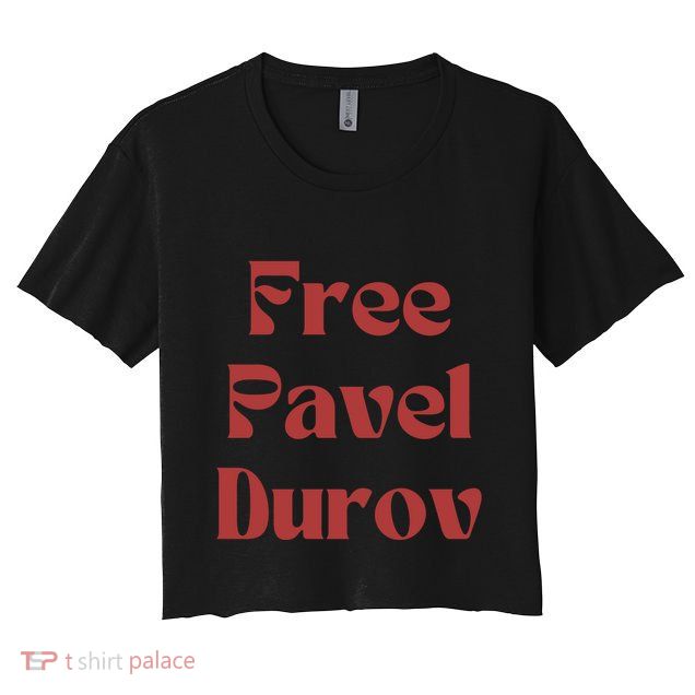 Free Pavel Durov Crop Top