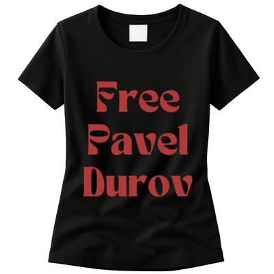 Free Pavel Durov Womens T-Shirt