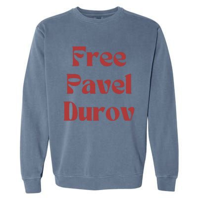 Free Pavel Durov Garment-Dyed Sweatshirt