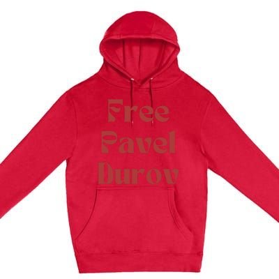 Free Pavel Durov Premium Pullover Hoodie