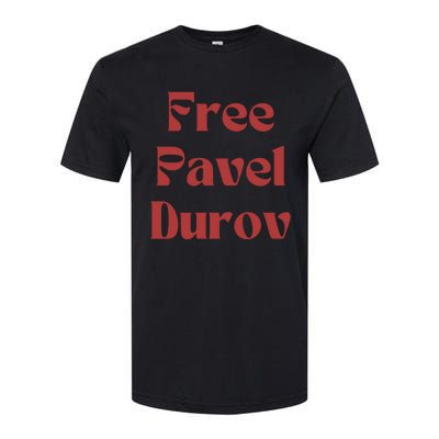 Free Pavel Durov Softstyle CVC T-Shirt