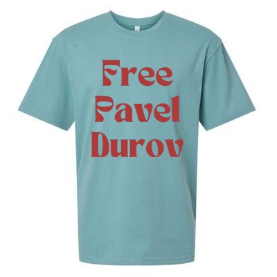 Free Pavel Durov Sueded Cloud Jersey T-Shirt