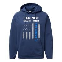 Foster Parent Dad Most  Foster Care Performance Fleece Hoodie