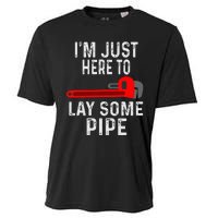 Funny Plumber Designs For Plumbing Lay Some Pipe Cooling Performance Crew T-Shirt