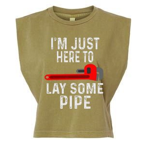 Funny Plumber Designs For Plumbing Lay Some Pipe Garment-Dyed Women's Muscle Tee