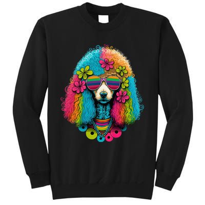 Funny Poodle Dog Miniature Poodle Toy Poodle Hippie Sweatshirt