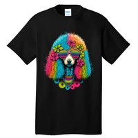 Funny Poodle Dog Miniature Poodle Toy Poodle Hippie Tall T-Shirt