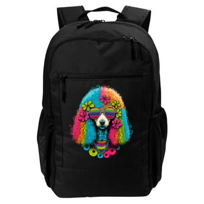 Funny Poodle Dog Miniature Poodle Toy Poodle Hippie Daily Commute Backpack