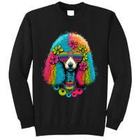 Funny Poodle Dog Miniature Poodle Toy Poodle Hippie Tall Sweatshirt