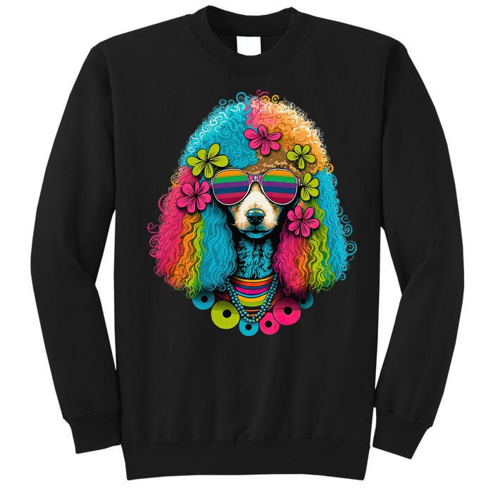 Funny Poodle Dog Miniature Poodle Toy Poodle Hippie Tall Sweatshirt