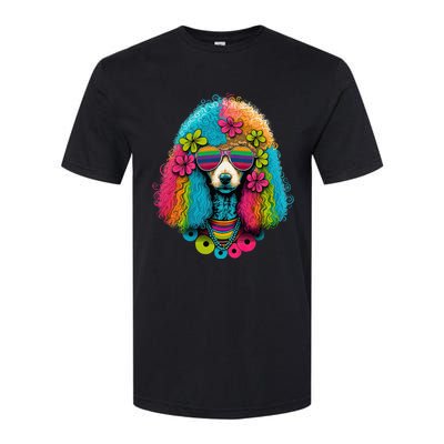 Funny Poodle Dog Miniature Poodle Toy Poodle Hippie Softstyle CVC T-Shirt