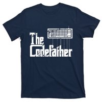 Funny Programmer Dad Gift The Codefather Vintage Coder T-Shirt