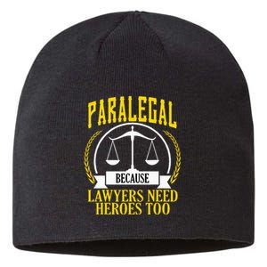 Funny Paralegal Day Gift Lawyers Need Graduate Gift Sustainable Beanie