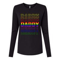 Funny Pride Daddy Proud Gay Lesbian LGBT Gift Father's Day Womens Cotton Relaxed Long Sleeve T-Shirt