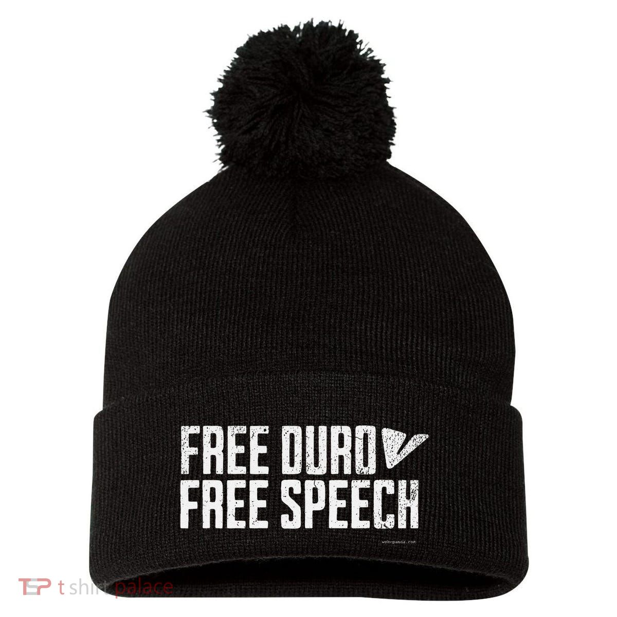 Free Pavel Durov Telegram Free Speech Pom Pom 12in Knit Beanie
