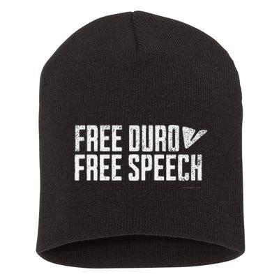 Free Pavel Durov Telegram Free Speech Short Acrylic Beanie