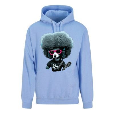 Funny Poodle Dog Miniature Poodle Toy Poodle Retro Sunset Unisex Surf Hoodie