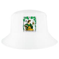Funny PatrickS Day The Sassy Lass Tarot Card Cool Comfort Performance Bucket Hat