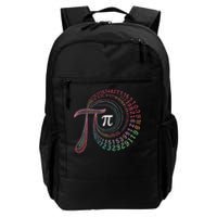 Funny Pi Day Spiral Colorful Design for Math Lovers Daily Commute Backpack