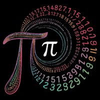 Funny Pi Day Spiral Colorful Design for Math Lovers 16 in Basic Backpack