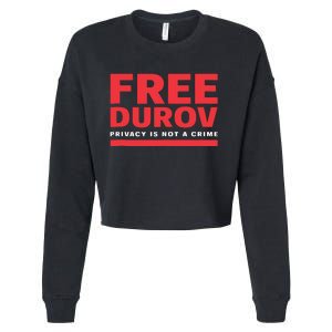 Free Pavel Durov Cropped Pullover Crew