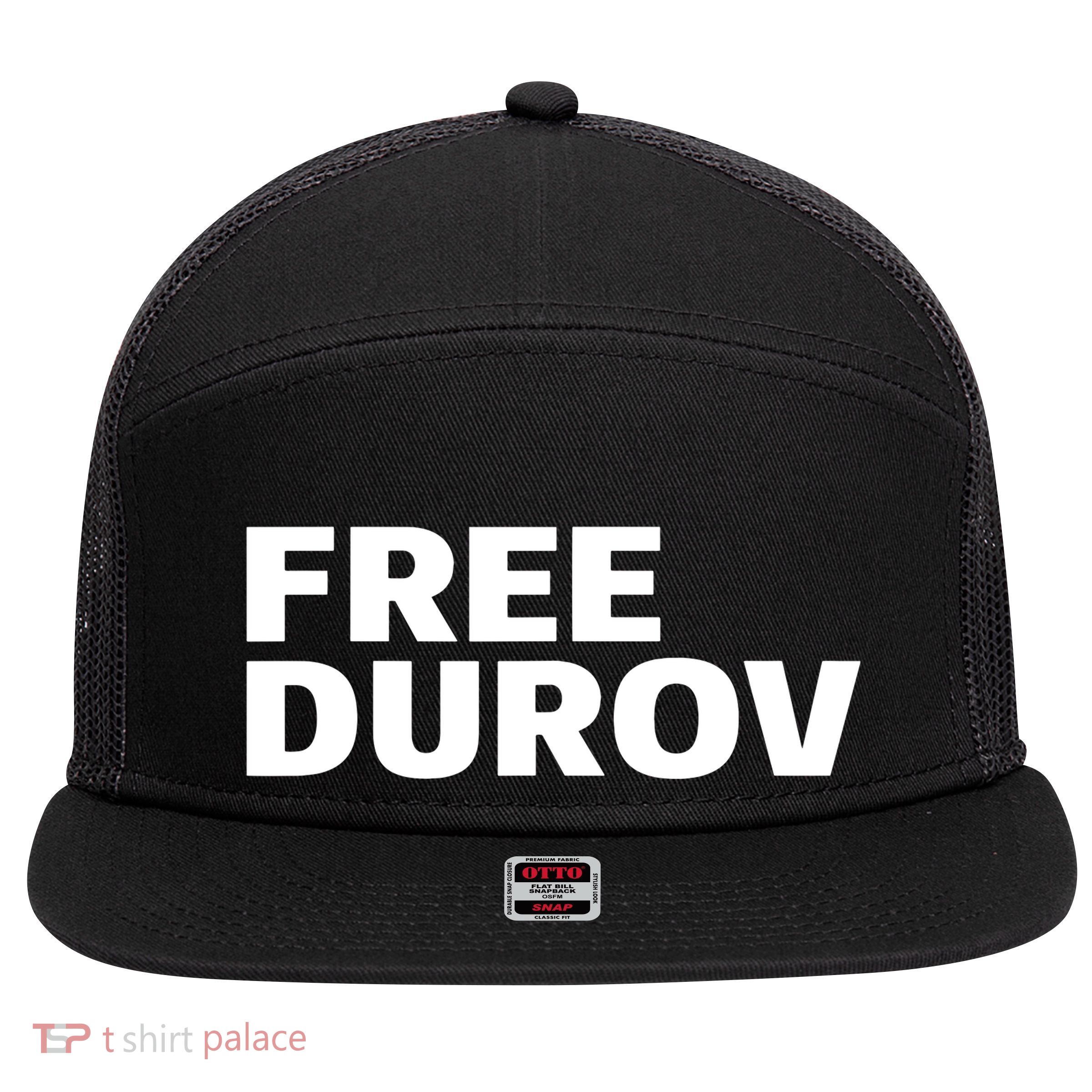 Free Pavel Durov Privacy Is Not A Crime 7 Panel Mesh Trucker Snapback Hat