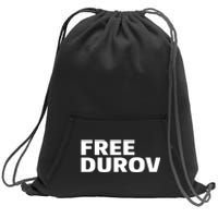 Free Pavel Durov Privacy Is Not A Crime Sweatshirt Cinch Pack Bag