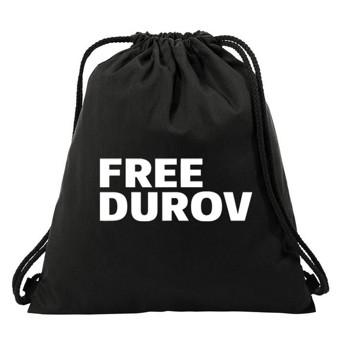 Free Pavel Durov Privacy Is Not A Crime Drawstring Bag