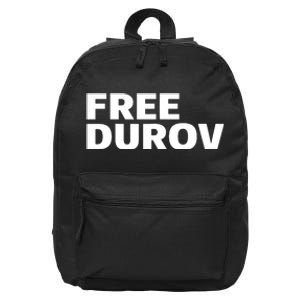 Free Pavel Durov Privacy Is Not A Crime 16 in Basic Backpack