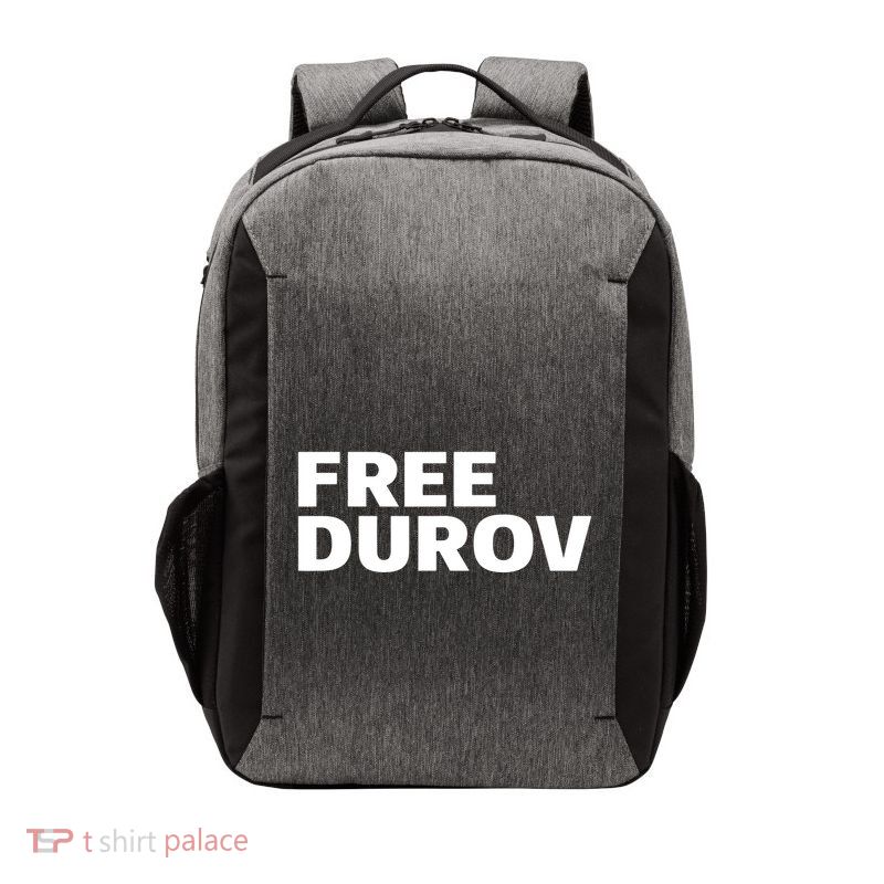 Free Pavel Durov Privacy Is Not A Crime Vector Backpack
