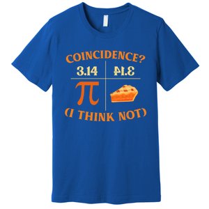 Funny Pi Day Match Teacher Geek Science Funny Gift Premium T-Shirt