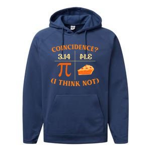 Funny Pi Day Match Teacher Geek Science Funny Gift Performance Fleece Hoodie