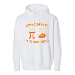 Funny Pi Day Match Teacher Geek Science Funny Gift Garment-Dyed Fleece Hoodie