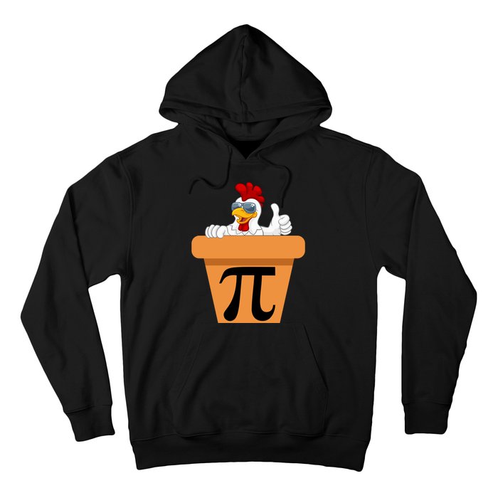 Funny Pi Day 2024 Chicken Pot Pi Day 3.14 Pi Math Day Hoodie