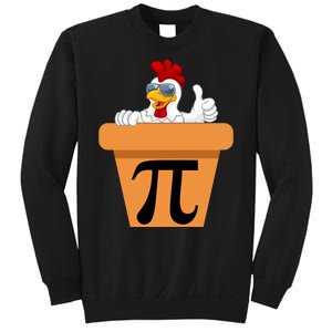 Funny Pi Day 2024 Chicken Pot Pi Day 3.14 Pi Math Day Sweatshirt