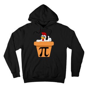 Funny Pi Day 2024 Chicken Pot Pi Day 3.14 Pi Math Day Tall Hoodie