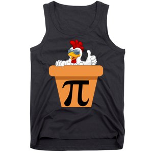 Funny Pi Day 2024 Chicken Pot Pi Day 3.14 Pi Math Day Tank Top