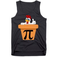 Funny Pi Day 2024 Chicken Pot Pi Day 3.14 Pi Math Day Tank Top