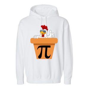 Funny Pi Day 2024 Chicken Pot Pi Day 3.14 Pi Math Day Garment-Dyed Fleece Hoodie