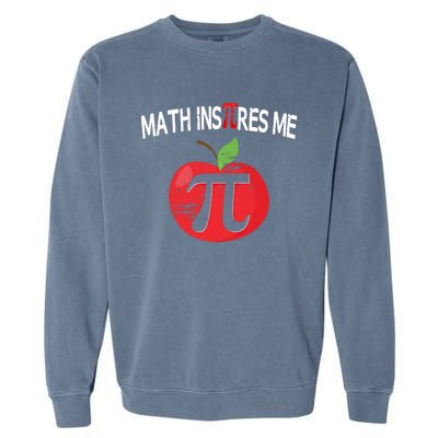 Funny Pi Day Symbol Math Nerds Tee Gift Garment-Dyed Sweatshirt