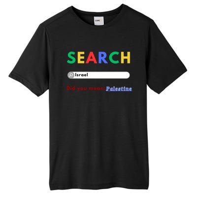 Free Palestine Did You Mean Palestine Gift Tall Fusion ChromaSoft Performance T-Shirt