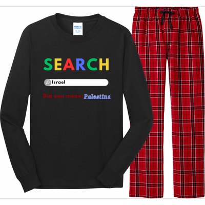 Free Palestine Did You Mean Palestine Gift Long Sleeve Pajama Set