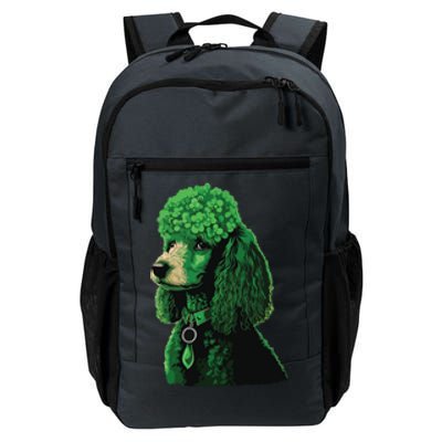 Funny Poodle Dog Miniature Poodle Toy Poodle St Patricks Daily Commute Backpack